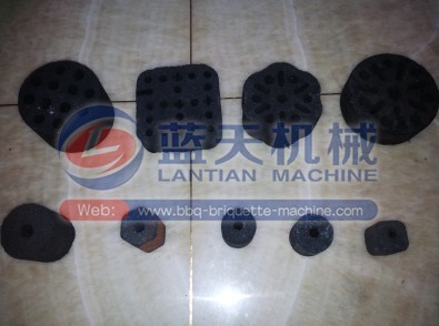 Honeycomb briquette machine