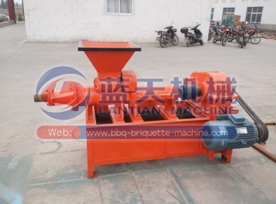 Silver charcoal extruder machine